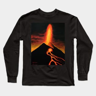 Cumbre Vieja volcano Long Sleeve T-Shirt